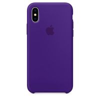 Чехол для iPhone Apple iPhone X Silicone Case Ultra Violet